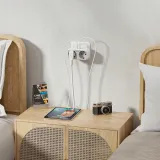 Adapter podróżny przejściówka wtyczka UK do EUplus 2gniazda biały Adapter podróżny przejściówka wtyczka UK do EUplus 2gniazda biały