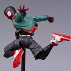 Disney 1Zestaw Spidermans Miles Morales Kolekcja figurek akcji Sentinel Marvels Spider-Mans Into The Spider Verse