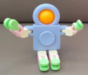 Fitget Pop it Spinner z ruchomymi rekami i nogami.
