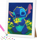 Haft diamentowy ,malowanie diamentami 5D obraz z ramką 18x18cm STICH