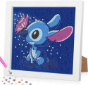 Haft diamentowy ,malowanie diamentami 5D obraz z ramką 18x18cm STICH