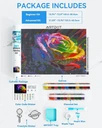 Haft diamentowy motyw różą 5D 30x40