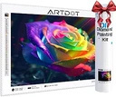 Haft diamentowy motyw różą 5D 30x40