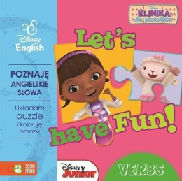 Książeczka z puzzlami. Lets have fun-nauka angielskiego. Verbs