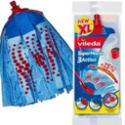 Mop paskowy Vileda SuperMocio 3Action Velour wkład do mopa okrągły