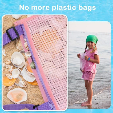 Torba plażowa dla dzieci do zbierania muszelek Torba plażowa dla dzieci do zbierania muszelek
