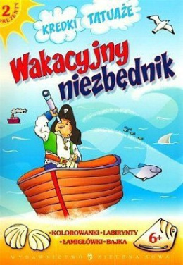 Wakacyjny niezbędnik dla chłopców +6lat, kredki+tatuaże