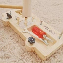 Warsztat z narzędziami estaw majsterkowicza Montessori Warsztat z narzędziami estaw majsterkowicza Montessori